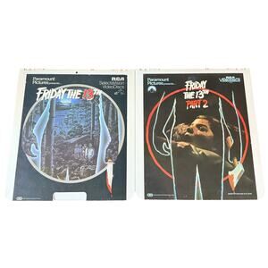 Friday The 13th : Part 1 & 2 CED Video Discs (Not Laserdisc) VTG Horror